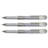Pentel Pack of 3 Rollerball Pens K230 M Hybrid Gel