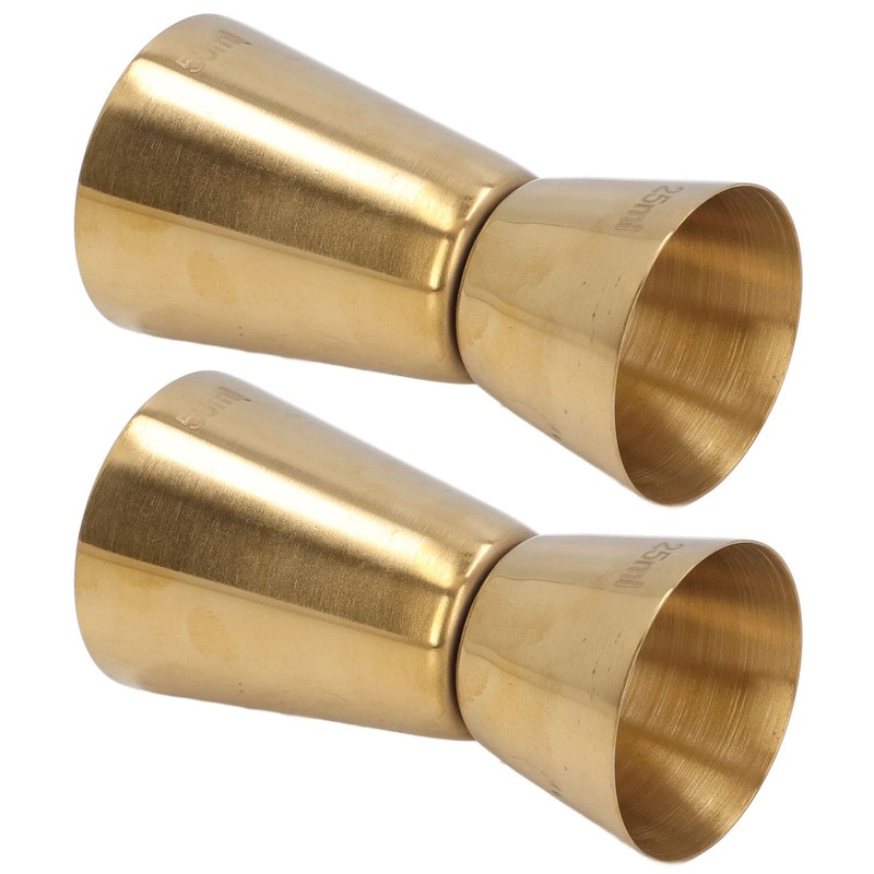 Double Head Cocktail Jigger Stainless Steel Gold Wine Jigger Bar