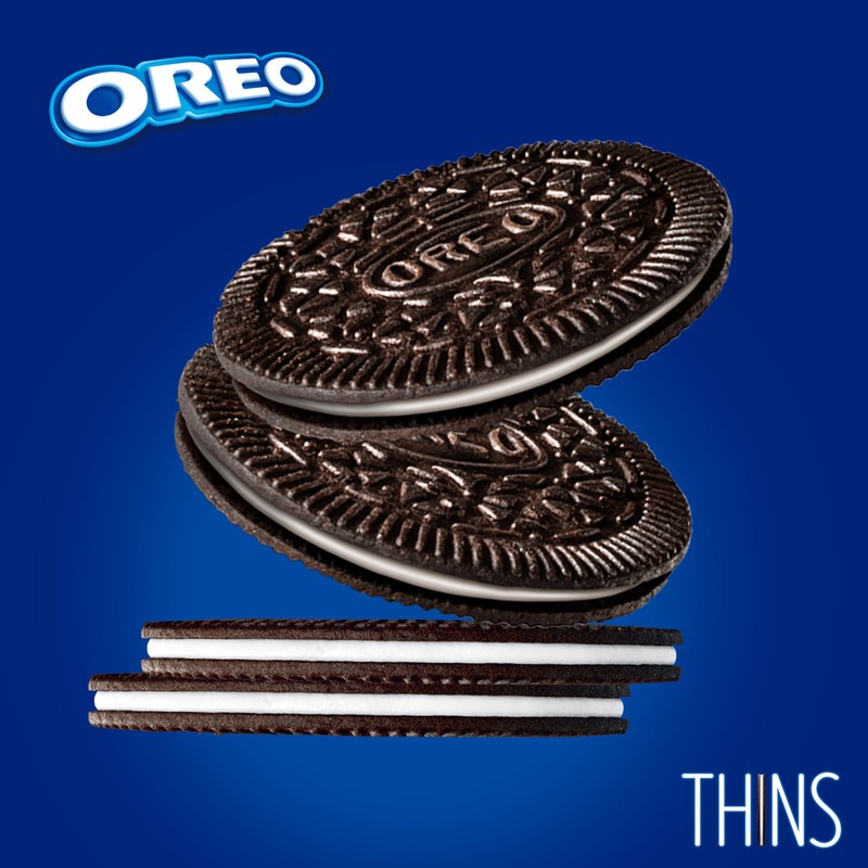 OREO Thins Chocolate Sandwich Cookies, 12 - 9.21 oz Packs