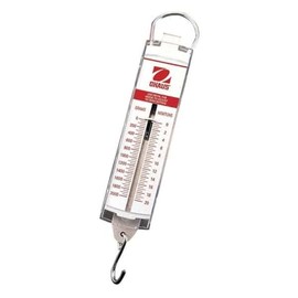 Ohaus 8008-PN Pull-Type Hanging Spring Scales, 11.25Lb. x .25Lb, 50N x 1N