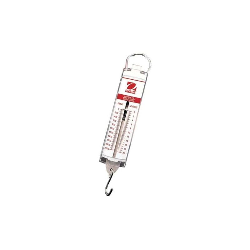 Ohaus 8008-PN Pull-Type Hanging Spring Scales, 11.25Lb. x .25Lb, 50N