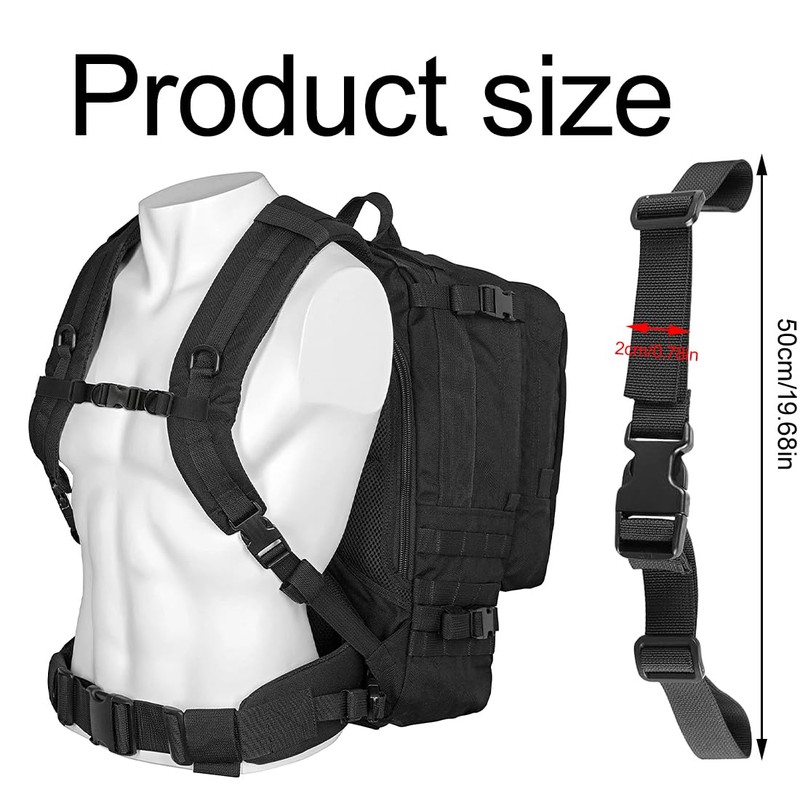 3 Pieces Adjustable Chest Strap Backpack, Chest Strap for School