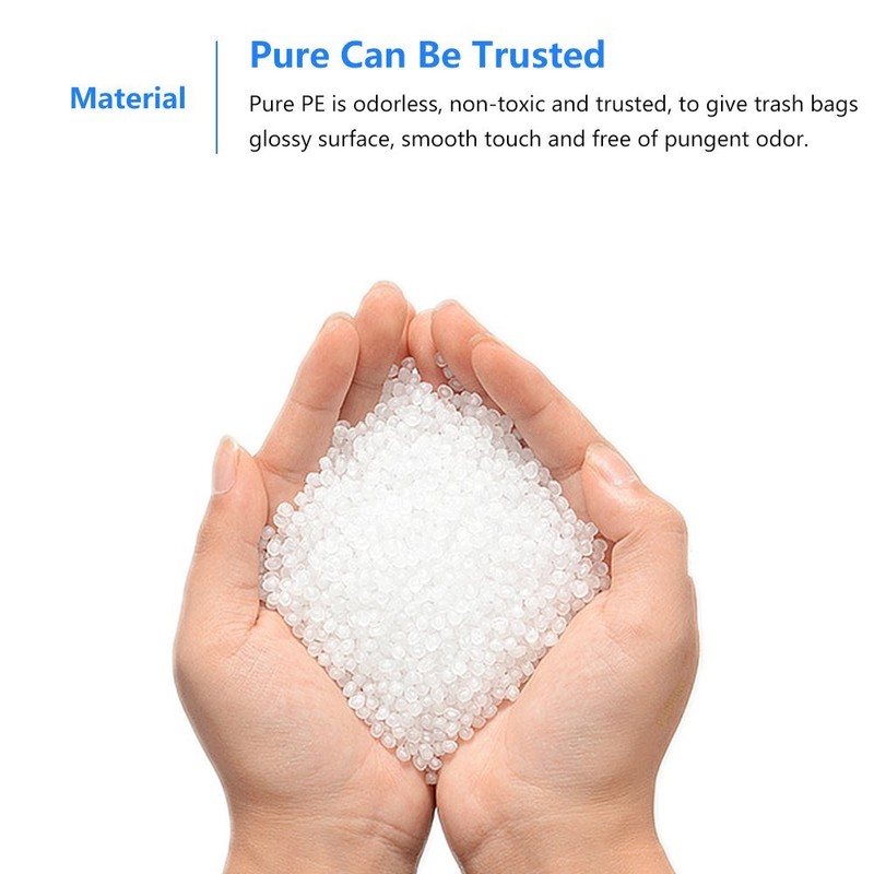 Purring Small Trash Bags with Quick-Dispense, 4 Gallon Trash Bags