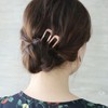 COMFORTIS Hair Ornament, U-Pin, Japanese Style Hairpin, U-Shape, Set of