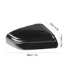 2pcs Rearview Mirror Cover Caps Glossy Black Fit for Land