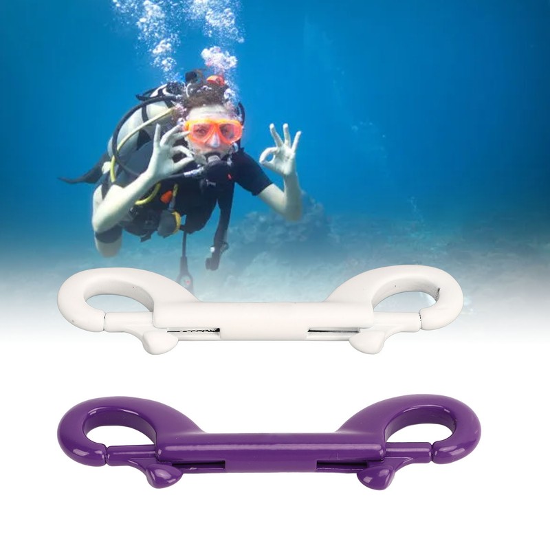 90mm 316 Stainless Steel Diving Double Headed Hook Quick Release