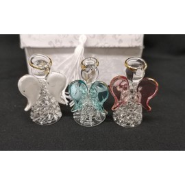 3 Guardian Angel Figurines with Blessing Box, 15 x 12 x 7 cm, Gift Idea