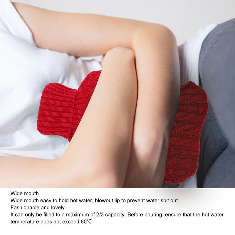 Hot Water Bag Rubber Explosionproof Water Injected Hand Warming Bag