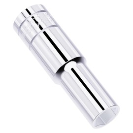 FOCMKEAS 13mm Deep Socket, 1/2 Inch Drive, 6 Point, Metric, Heat Treated CR-V Steel Sockets, Full Polishing, 3.1 Inch Length(1 PC)