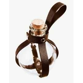 shoperama Magic Potion Bottle with Belt Loop Witcher Accessory Costume Accessory LARP Cosplay