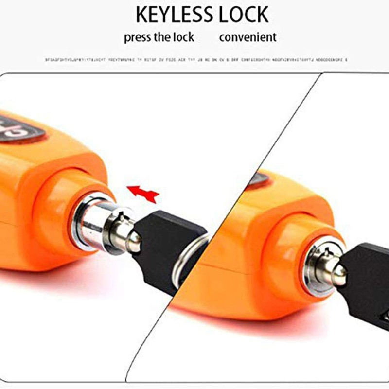 2 PCS Car Motorcycle Handlebar Brake Lever Grip Throttle Lock