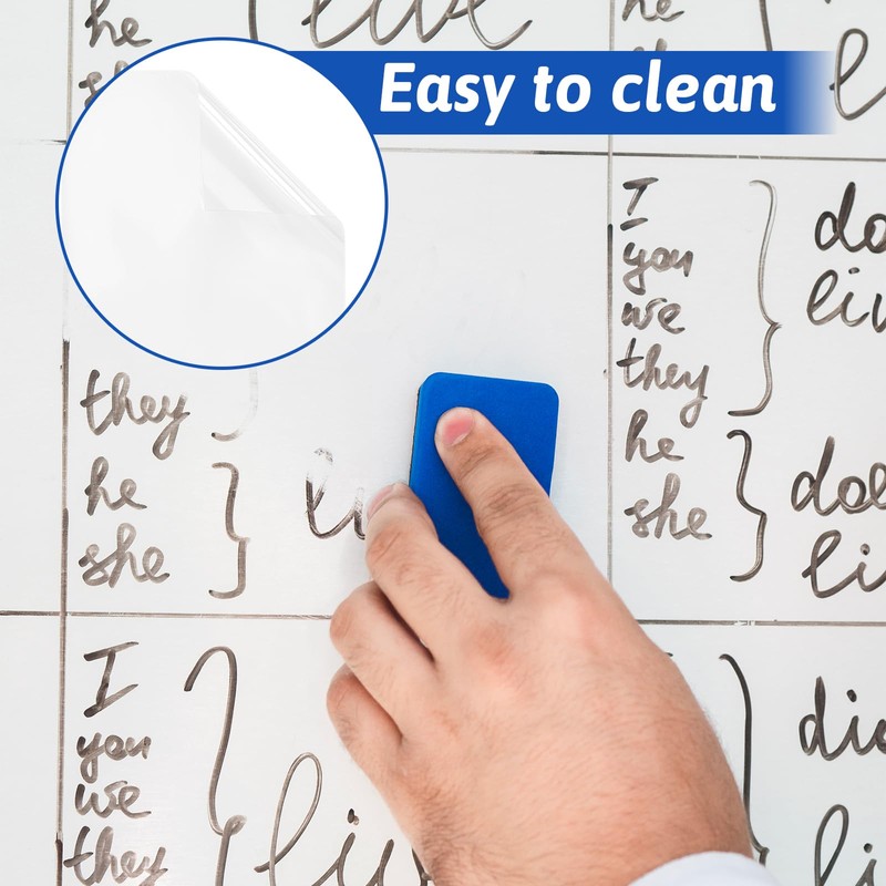 Clear Dry Erase Board Sticker Paper, 10 Sheets of A4