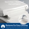 Mayfair Preston Easy to Clean Single Hinge Toilet Seat, Modern