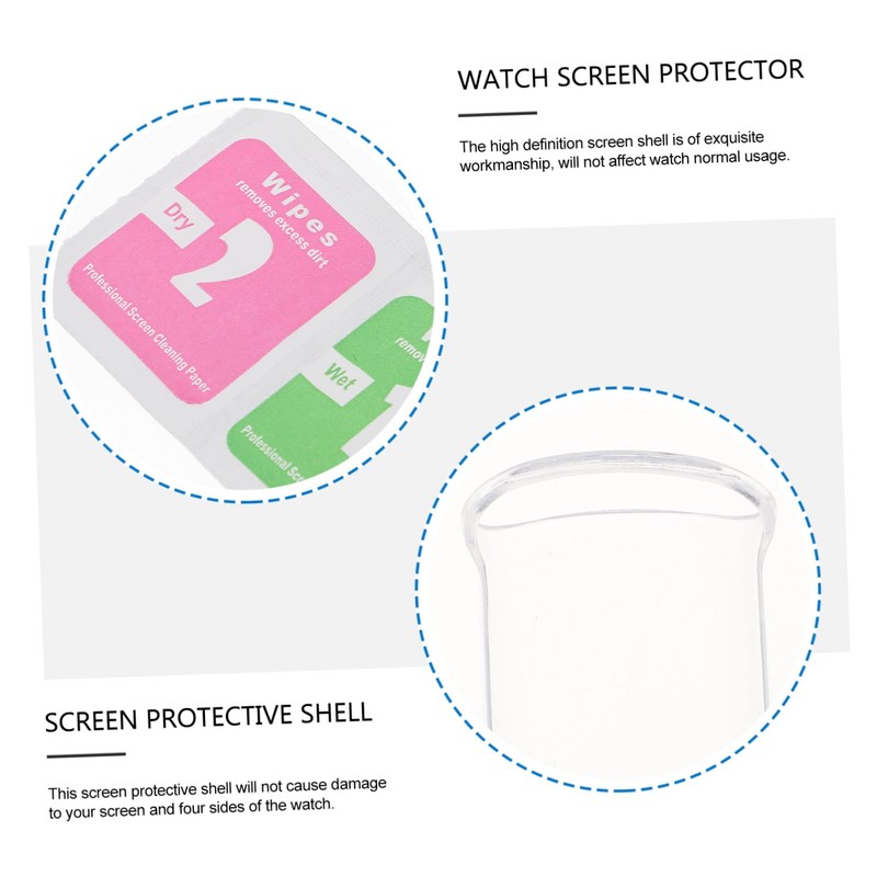 OSALADI 6pcs Anti-Scratch Screen Case for Full Coverage Protector Easy