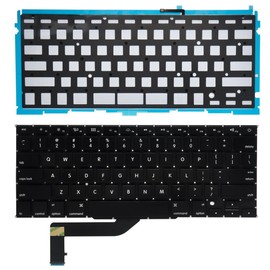 Padarsey New Replacement US Layout Backlit Keyboard Compatible for MacBook Pro 15" A1398 2013 2014 2015 Retina W/Screws with 80pcs Screws + Screwdriver