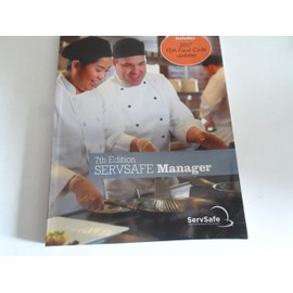 SERVSAFE MANAGER BOOK 7TH ED, with answer sheet