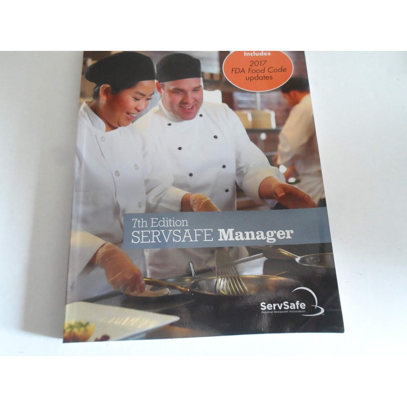 SERVSAFE MANAGER BOOK 7TH ED, with answer sheet