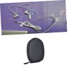 jojofuny Eva Portable Headphone Storage Bag Earphone Organizer Case for