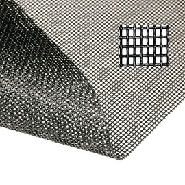Tooltriz Pet Proof Window Screen Replacement, 48“ x 100" Upgraded Thicken Charcoal Fiberglass Mesh for Sliding Pet Screen Door Repair Kit - Screen Door Protector for Dogs Patio Screen mesh