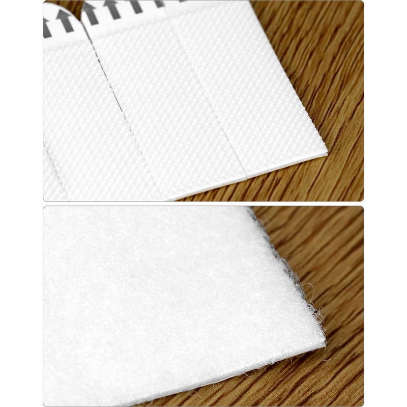 QWORK® 40 Pairs 55 x 16 mm Picture Hanging Strips