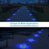 CREPOW Solar Deck Lights Driveway Dock Lights- 8 Packs Waterproof