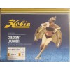 Hobie Crescent Lounger Gold Float With Cup And Phone Holder,