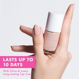 Olive & June Long-Lasting Nail Polish Plump, Gel-Like Finish No Lamp Needed Lasts up to 10 days Salon-Quality Color at Home 15-Free, Vegan & Cruelty-Free Chip-Resistant Shine HZ