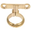 OSALADI Brass Pipe Clamp with 2 Holes Robust Pipe Bracket