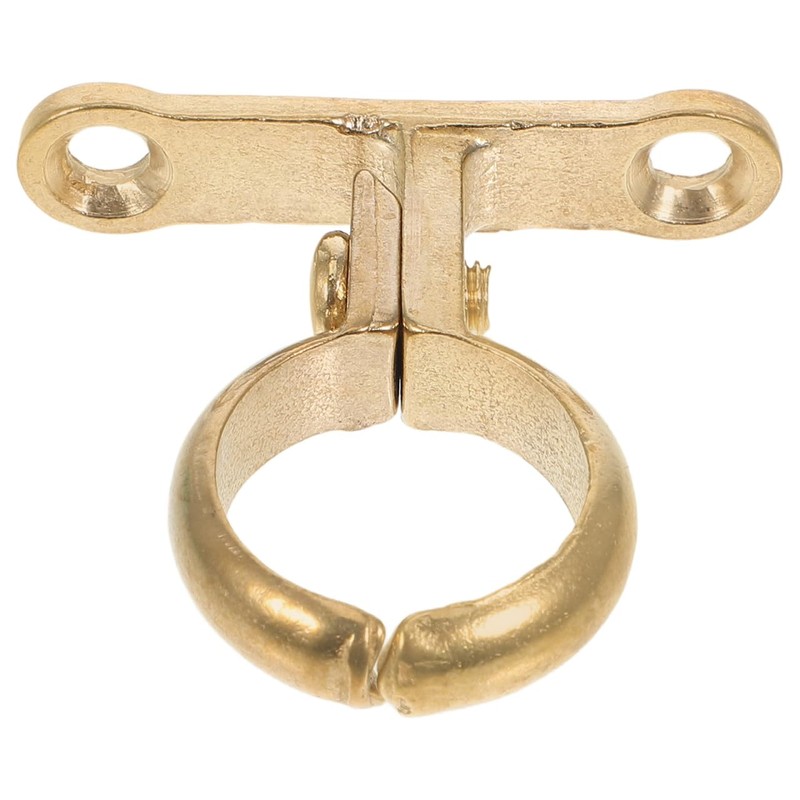 OSALADI Brass Pipe Clamp with 2 Holes Robust Pipe Bracket