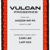 VULCAN Car Tie Down Axle Strap with Wear Pad -