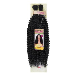 Janet Collection Human Hair Crochet Braids Encore La Vie Bohemian Deep Bulk (18-24") (18 Inch, 1)