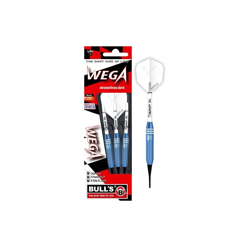 Bull's WEGA Unisex Soft Dart 16g, multicolour, 16g
