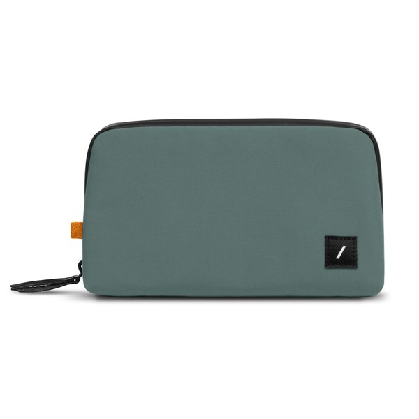 Native Union Stow Lite Organizer W.F.A Tech Organizer – Minimalist Travel Pouch Made of Recycled Materials for Everyday Accessory Storage & Protection – Stores Cables, Chargers & More (Slate Green)