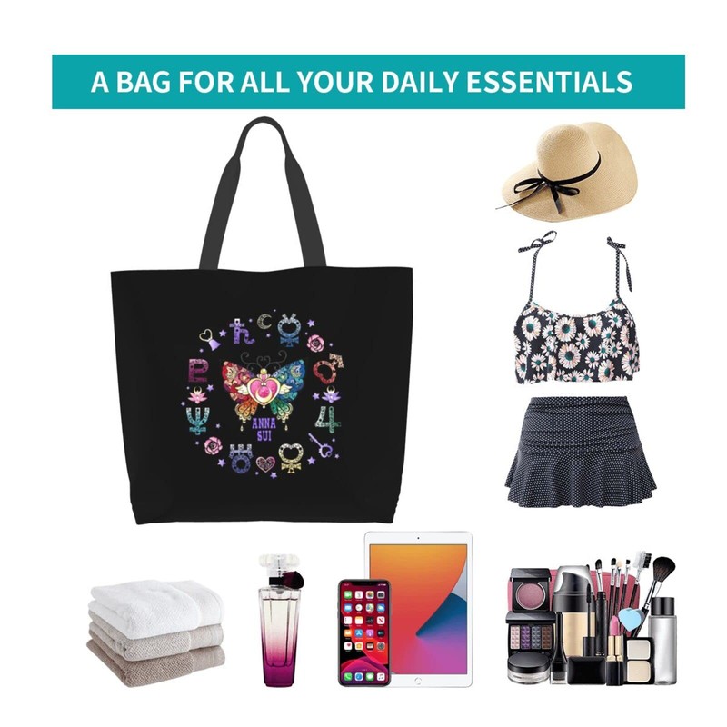 [MINIER] Sailor Moon Eco Bag, Women's Tote Bag, Shoulder Bag,