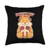 BoredKoalas Hamster Pillows Hamster Donut Cute Doughnut Sweet Hammy Owner