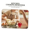 Ipetboom 2Pcs Apple Kitchen Timer Mechanical Cooking Reminder with Sound