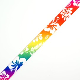 Country Brook Design - Hawaiian Rainbow Polyester Webbing (1 Inch, 10 Yards)