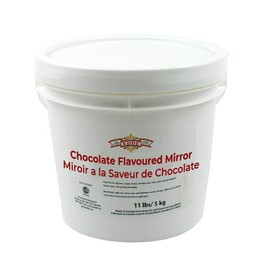 EDDE Chocolate Mirror Glaze, One 11-Pound Pail
