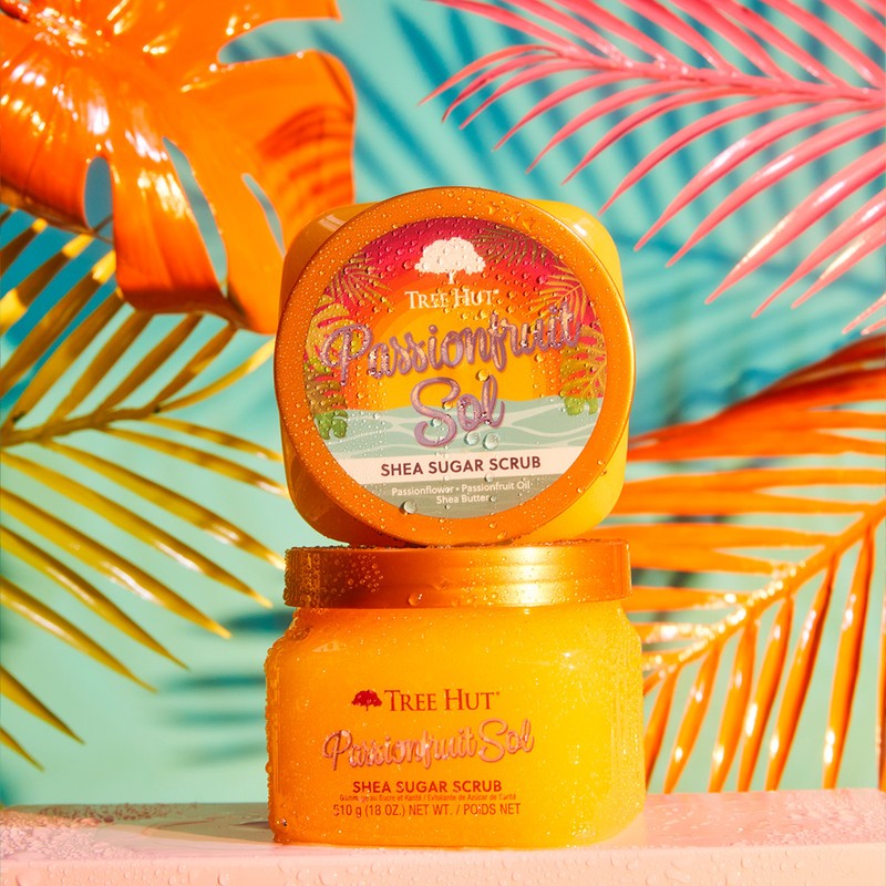 Tree Hut Shea Sugar Exfoliation Care Body Scrub Passion Fruit