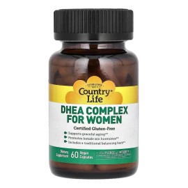 Country Life Dhea Complex Para Mujer 60 Caps Sabor Sin Sabor