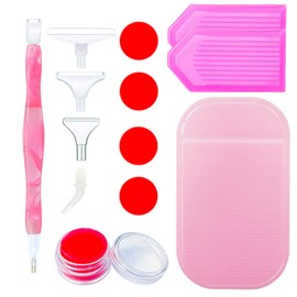 Pack of 15 Diamond Painting Pens, Spiral Diamond Art Pens, Diamond Painting Pen, Resin Diamond Painting Pen, for Diamond Painting, Embroidery, Nail Tool, DIY Decoration