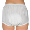 Suprima 1-311-040 Unisex Incontinence PVC Briefs Size 44 Milk