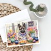 Caroline's Treasures DAC6859GCA7P Decorating Easter Norwegian Elkhound Greeting Cards Pack