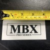 N/A MBX Tactical Pro Series Sticker Decal White & Black