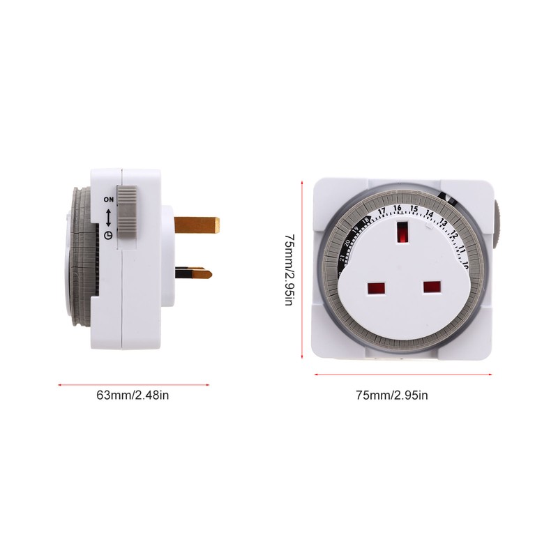 24 Hour Timer Switch Professional Smart Overcharge Protection Cycle Timing