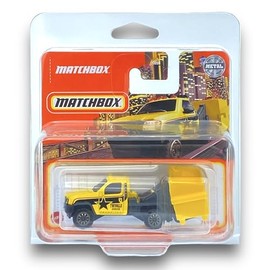 Matchbox MBX Garbage Scout (Yellow) - MBX 2022-24/100 (Short Card) - COMES IN A KLAS CAR KEEPER SHORT CARD PROTECTOR CASE - HFR80