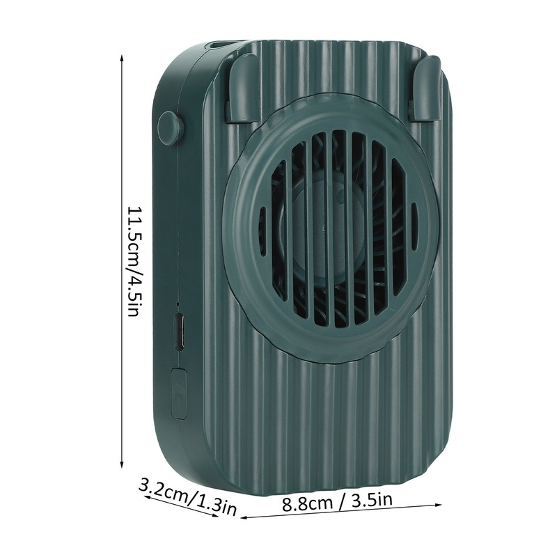 Mini Neck Fan Creative USB Portable HandsFree Wearable Lazy Hanging