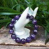 14MM Amethyst Bracelet for Men | Natural Third Eye &