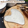 Flagest Gua Sha Stainless Steel, Gua Sha Stone Face Massage