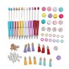 12PCS Beadable Pens Kit Bright Colors DIY Making Beaded Ballpoint